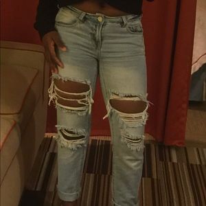 Distressed Jeans